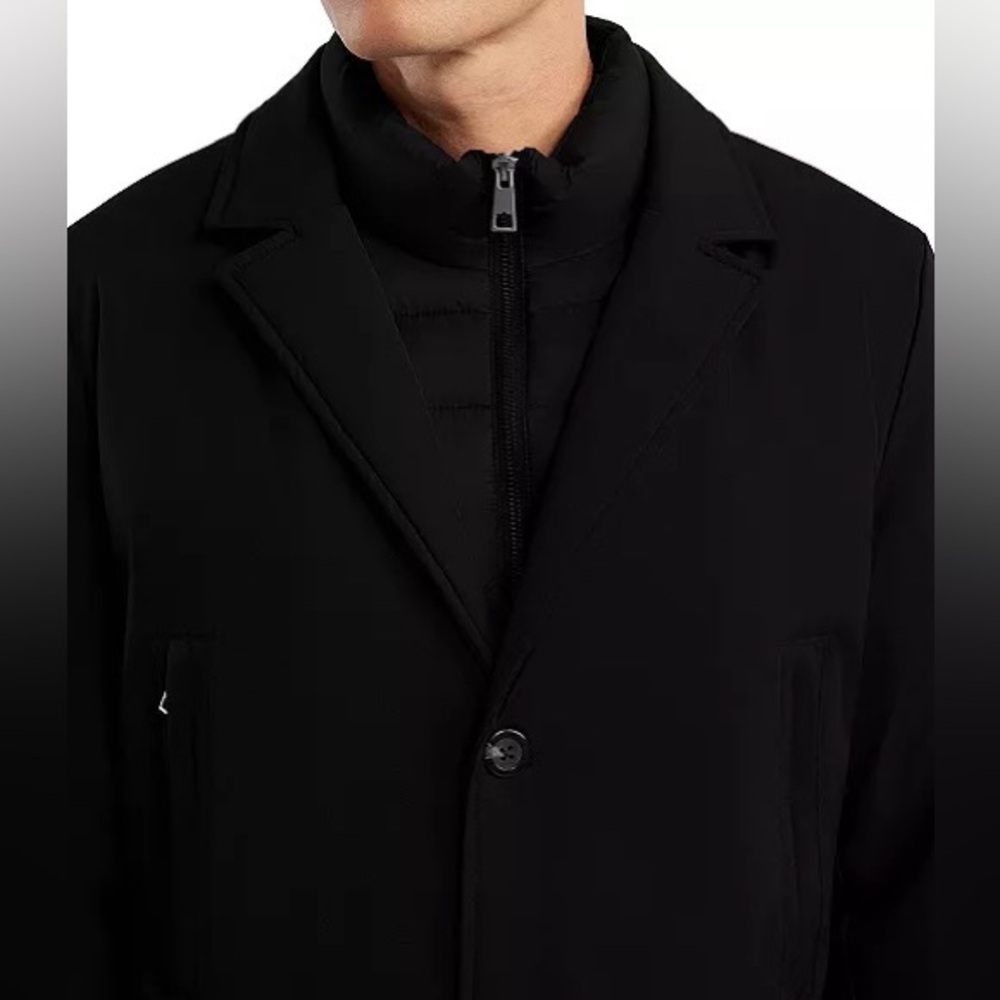 Hunter Aldgate Insulated Water & Windresitant Blazer Twofer Jacket - Black - Picture 12 of 16